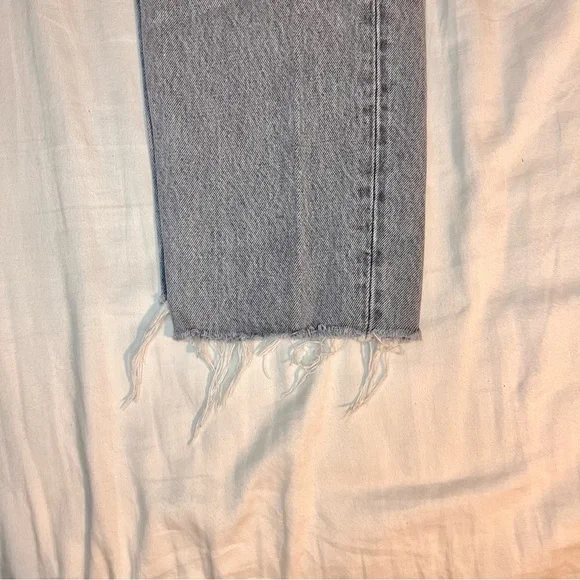 ZARA GREY JEANS HIGH WAISTED - Picture 3 of 5